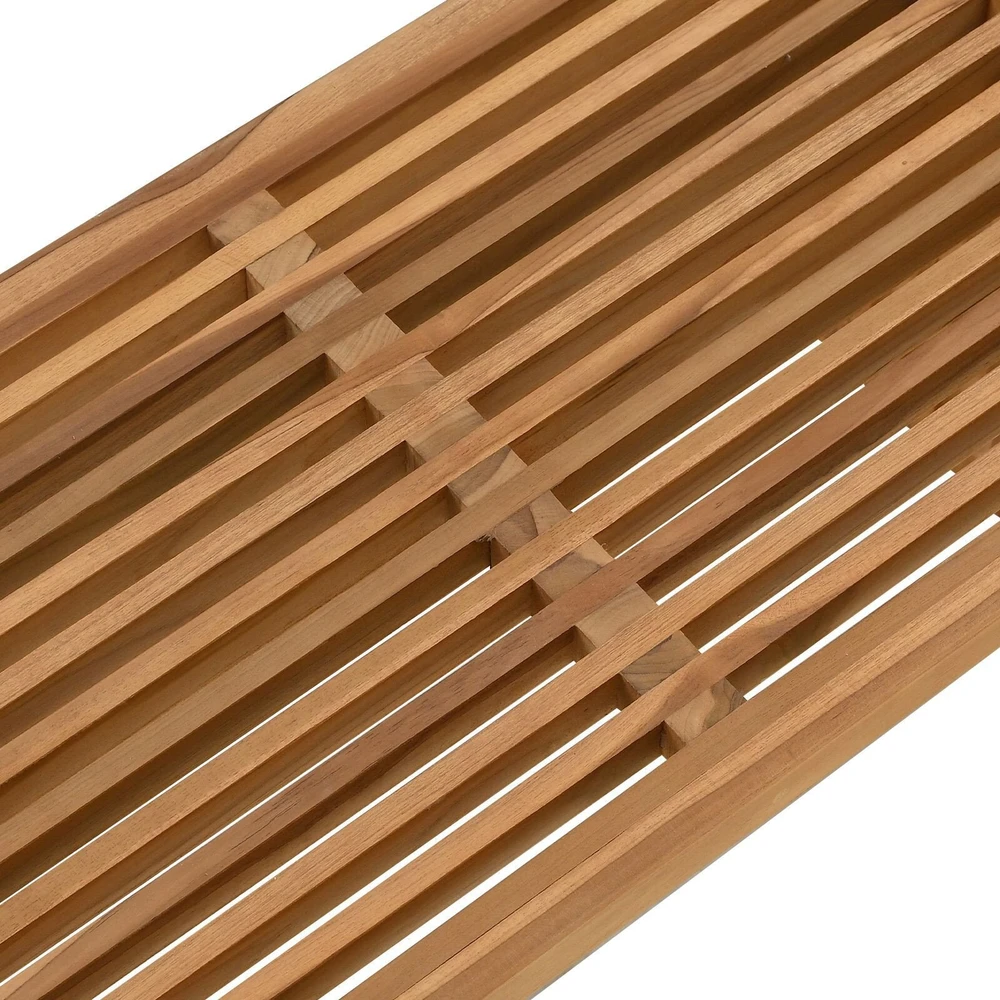 Sodo šoninis stalas Ruda 70 x 37,5 x 35,5 cm Kieto teka medžio