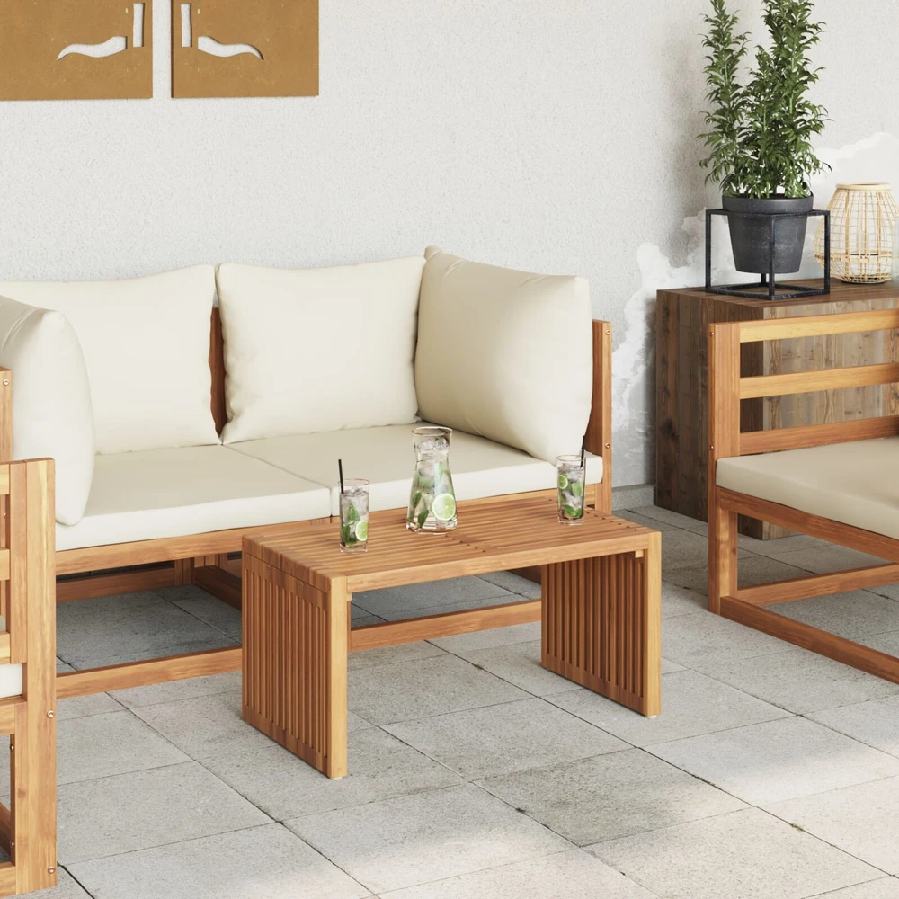 Sodo šoninis stalas Ruda 70 x 37,5 x 35,5 cm Kieto teka medžio