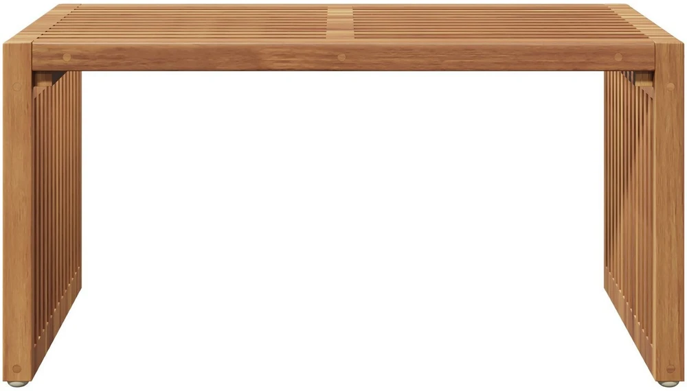 Sodo šoninis stalas Ruda 70 x 37,5 x 35,5 cm Kieto teka medžio