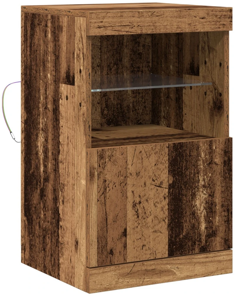 LED Bufetas Senas medis 41 x 37 x 67 cm Apdirbta mediena