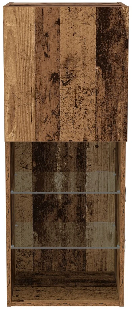 TV staliukas TV spintelių komplektas 40,5 x 30 x 102 cm Senas medis