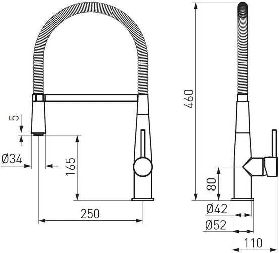 Stalo baterija Ferro chromas Sonata (BNA4)