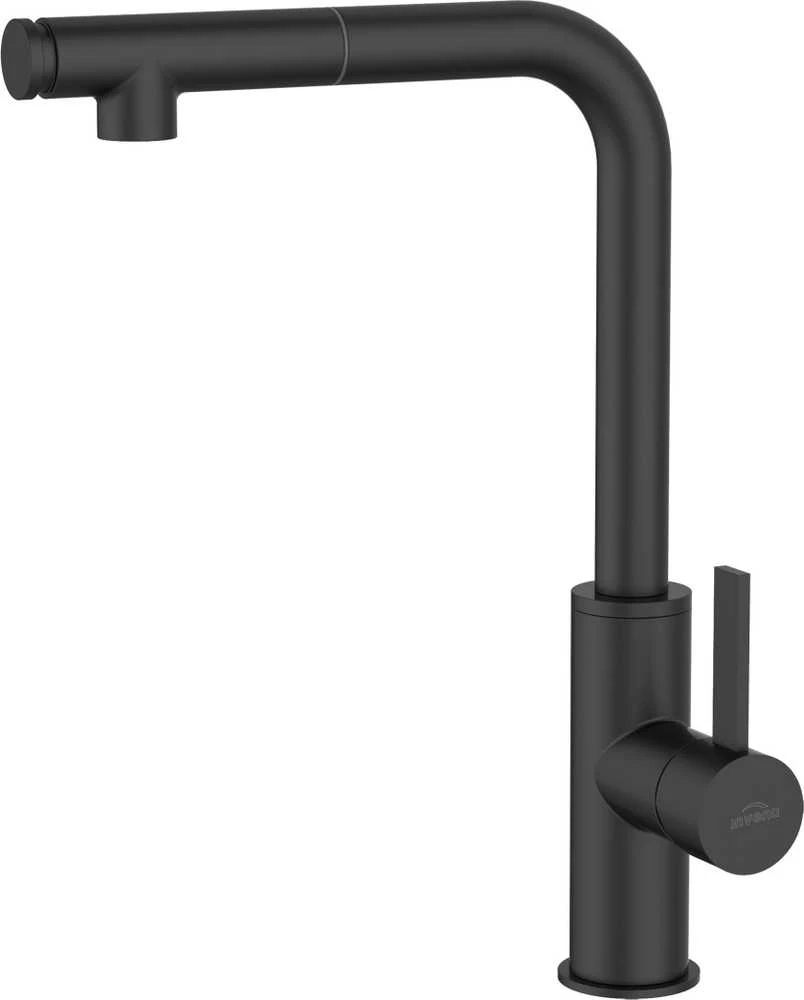 Virtuvinis maišytuvas Invena Preto BZ-48-W04-L, juodas