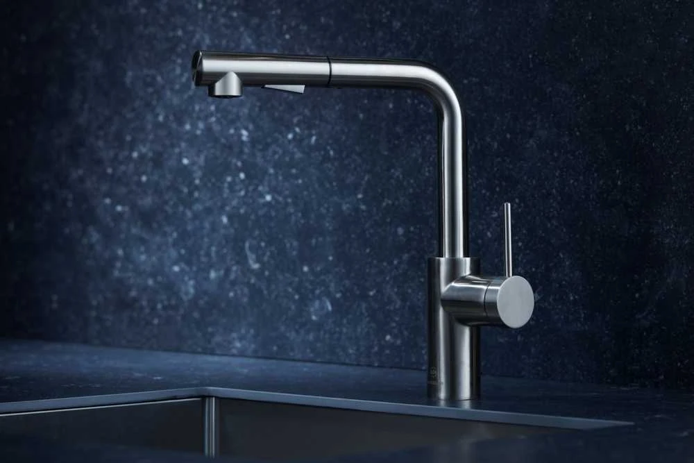 Virtuvinis maišytuvas KFA Duero Basic stovi inox (6623-110-22)