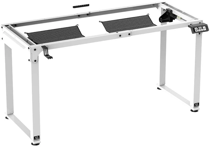 „Ultradesk UPLIFT FRAME“ rėmas / stalo pagrindas su elektriniu reguliavimu ir 90 kg keliamąja galia, balta