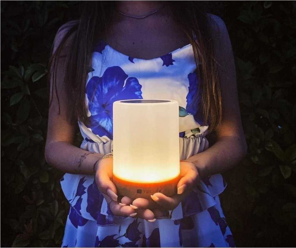 Techly Lampka led rgb touch