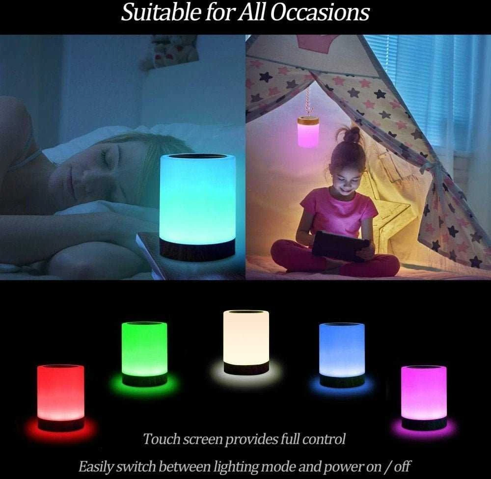 Techly Lampka led rgb touch