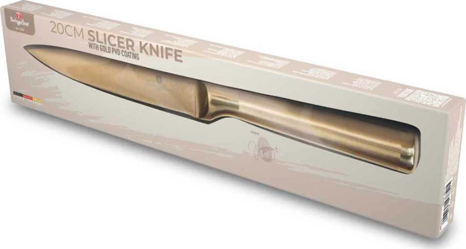 Berlinger Haus STALOWY NÓŻ DO FILETOWANIA BERLINGER HAUS 22cm BH-2931 GOLD