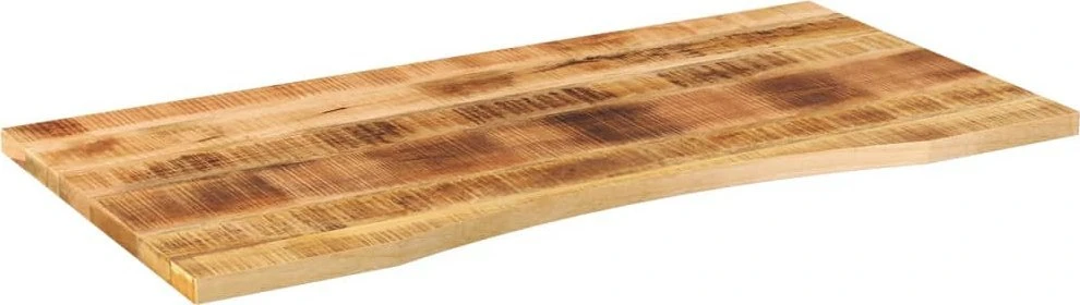 Rašomojo stalo stalviršis su linkiu, 110x50x2,5 cm, mango