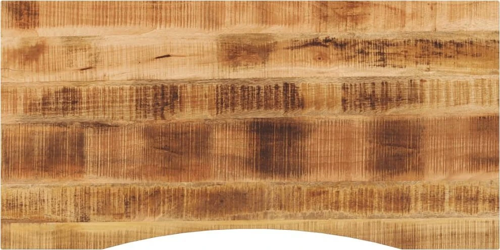 Rašomojo stalo stalviršis su linkiu, 110x50x2,5 cm, mango