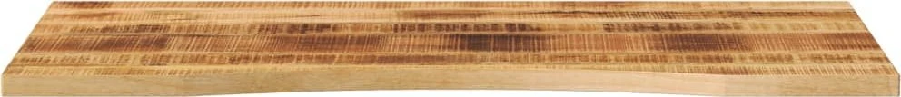 Rašomojo stalo stalviršis su linkiu, 120x50x2,5 cm, mango