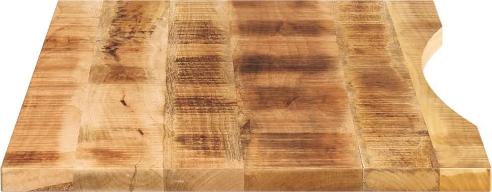 Rašomojo stalo stalviršis su linkiu, 120x60x2,5cm, mango