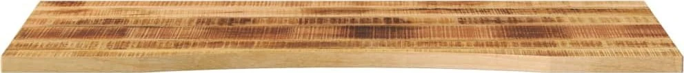 Rašomojo stalo stalviršis su linkiu, 120x60x2,5cm, mango