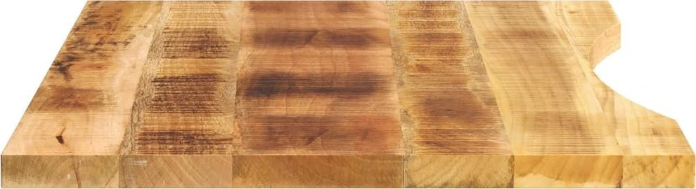Rašomojo stalo stalviršis su linkiu, 90x50x2,5cm, mango masyvas