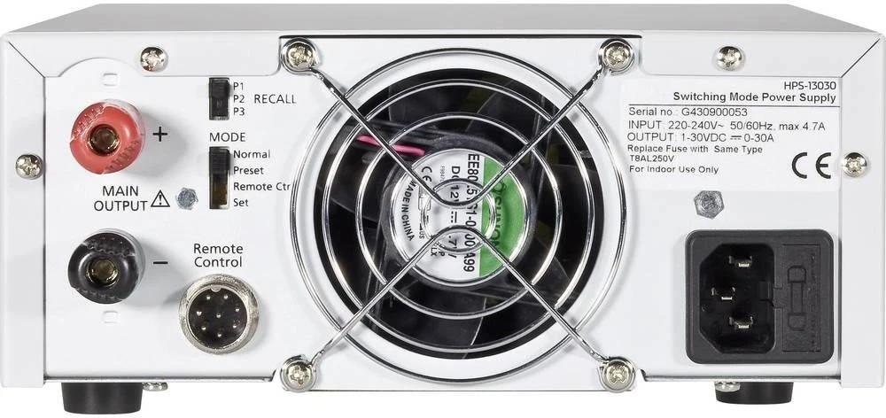 „Stamos Germany“ maitinimo šaltinis VOLTCRAFT HPS-13015 reguliuojamas laboratorinis maitinimo šaltinis, 1–30 V/nuolatinė srovė, 0–15 A, 450 W, išėjimų skaičius 1 x 512321