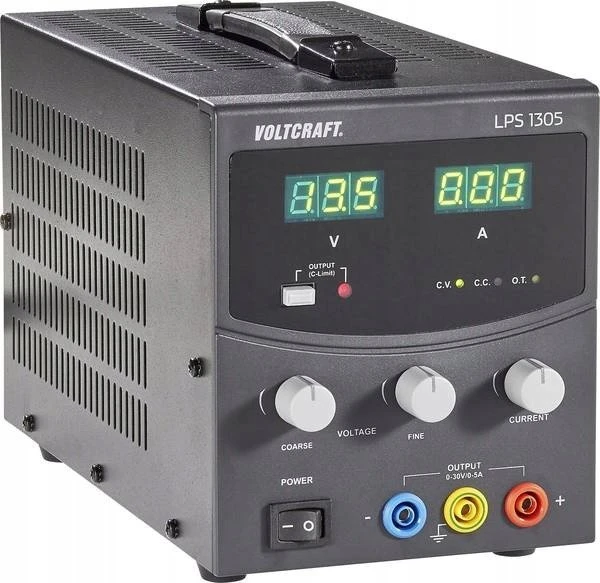 „Stamos Germany“ maitinimo šaltinis VOLTCRAFT LPS1305 reguliuojamas laboratorinis maitinimo šaltinis, 0–30 V/DC, 0–5 A, 150 W, išėjimų skaičius 1 x 1380494