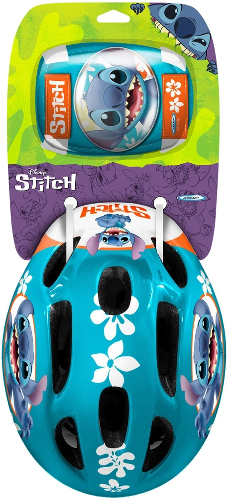 Stamp Reguliuojamas apsauginis komplektas S dydžio šalmas + apsaugos Disney STITCH SP0841