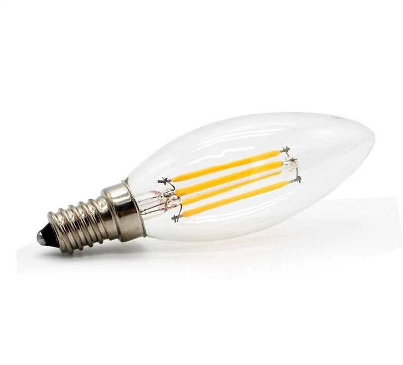 Lemputė STANDART, LED, B35, 2W, E14, 2700K, 250lm, skaidri