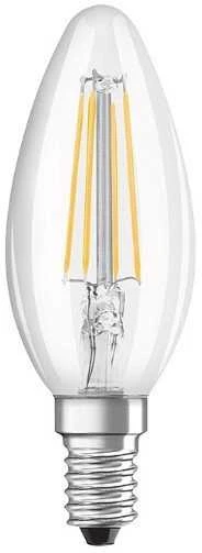 Lemputė STANDART, LED, B35, 4.3W, E14, 2700K, 470lm, skaidri