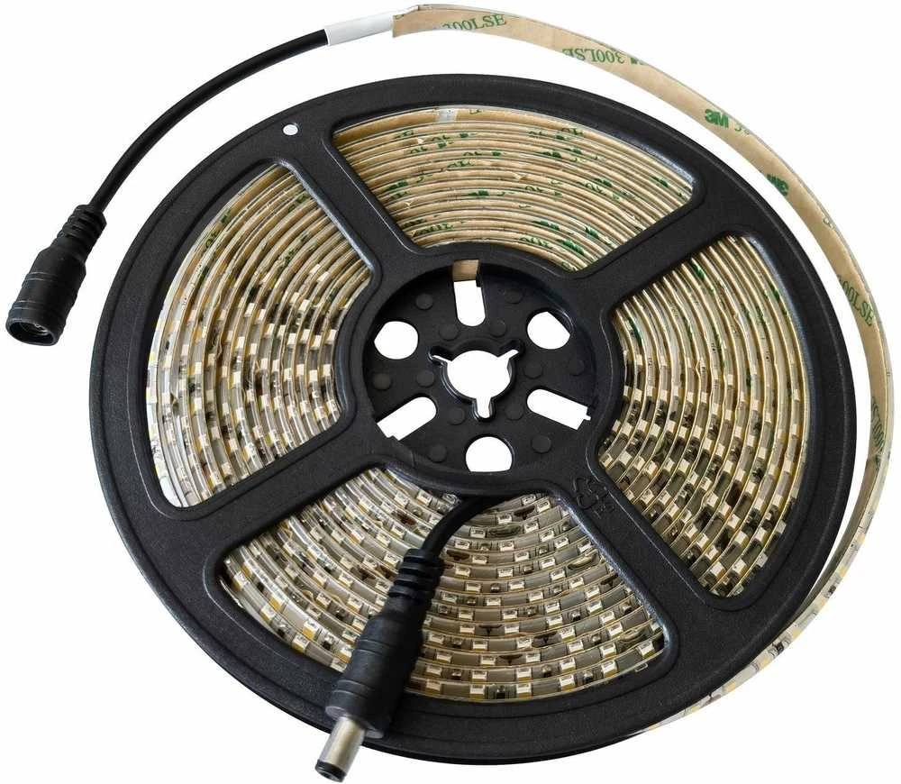 Standart LED juosta WW, SMD2835, 14.4 W/m, 8460 lm, 5 m, IP65, 24V
