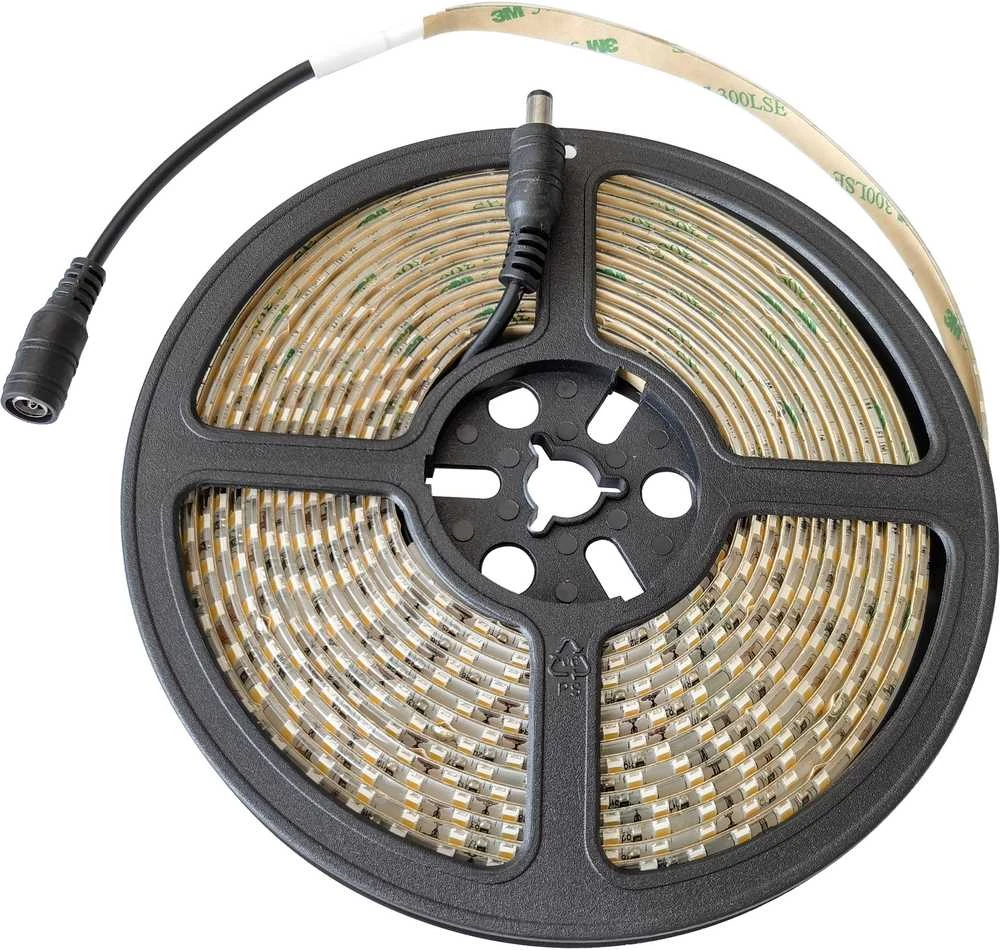 Standart LED juosta NW, SMD2835, 9.6 W/m, 5580 lm, 5 m, IP65, 12V