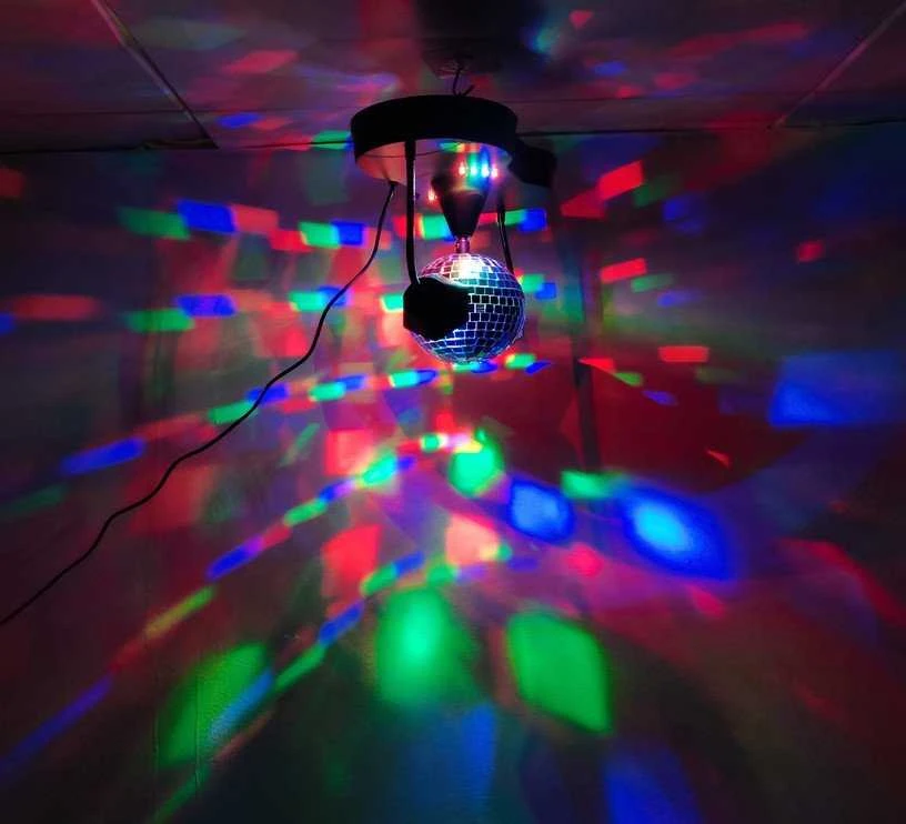 Lubinis šviestuvas Standart ŠVIEST DISCO 1.29W RUTULYS RGB IP20
