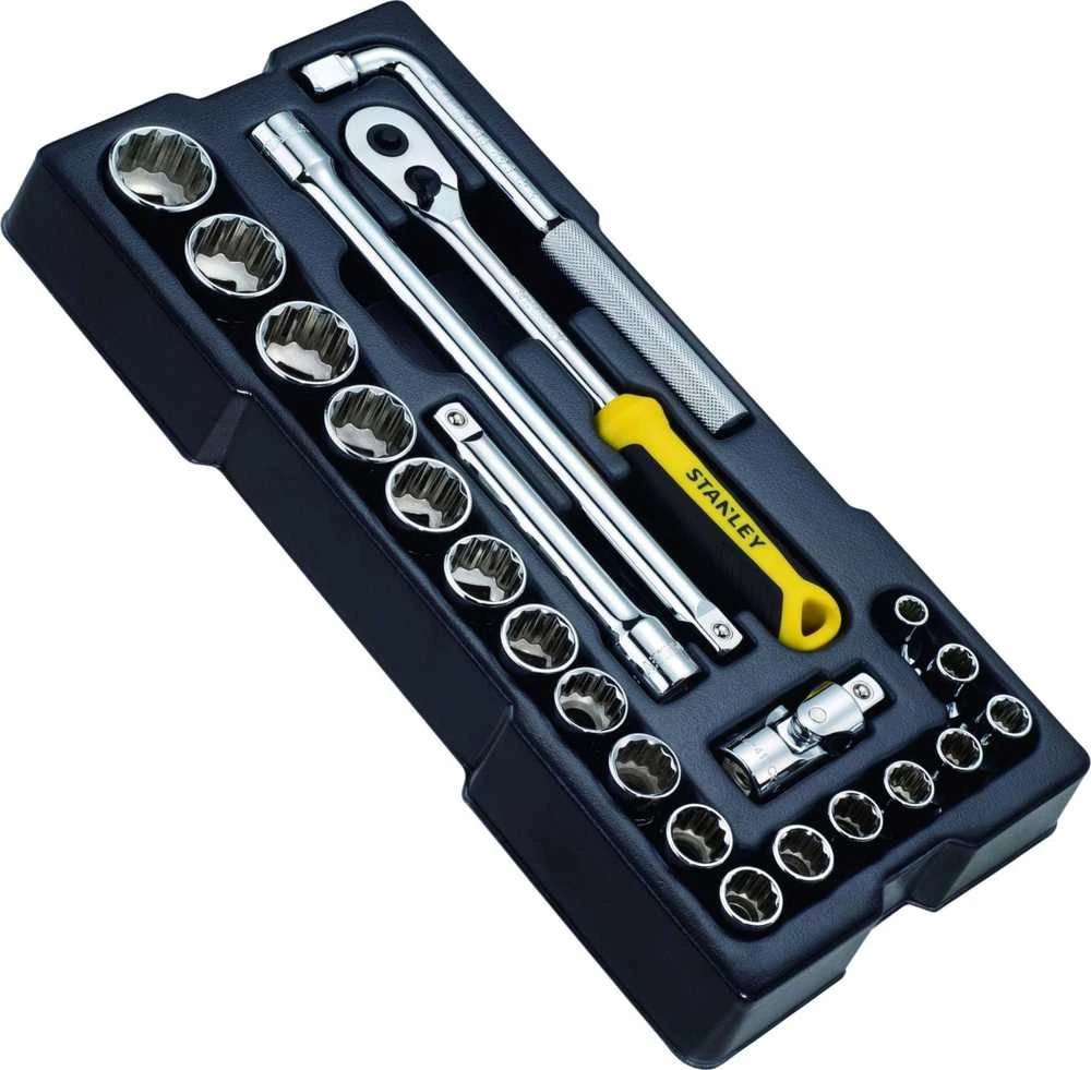 Veržliarakčių rinkinys Stanley STMT1-74726 modulinių lizdų, kelių spalvų, 1/2 colio, 23 dalių rinkinys