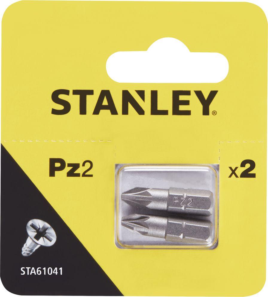 Stanley Koncówki Atsuktuvo antgaliai - pozidriv pz2/25 (2 vnt.)