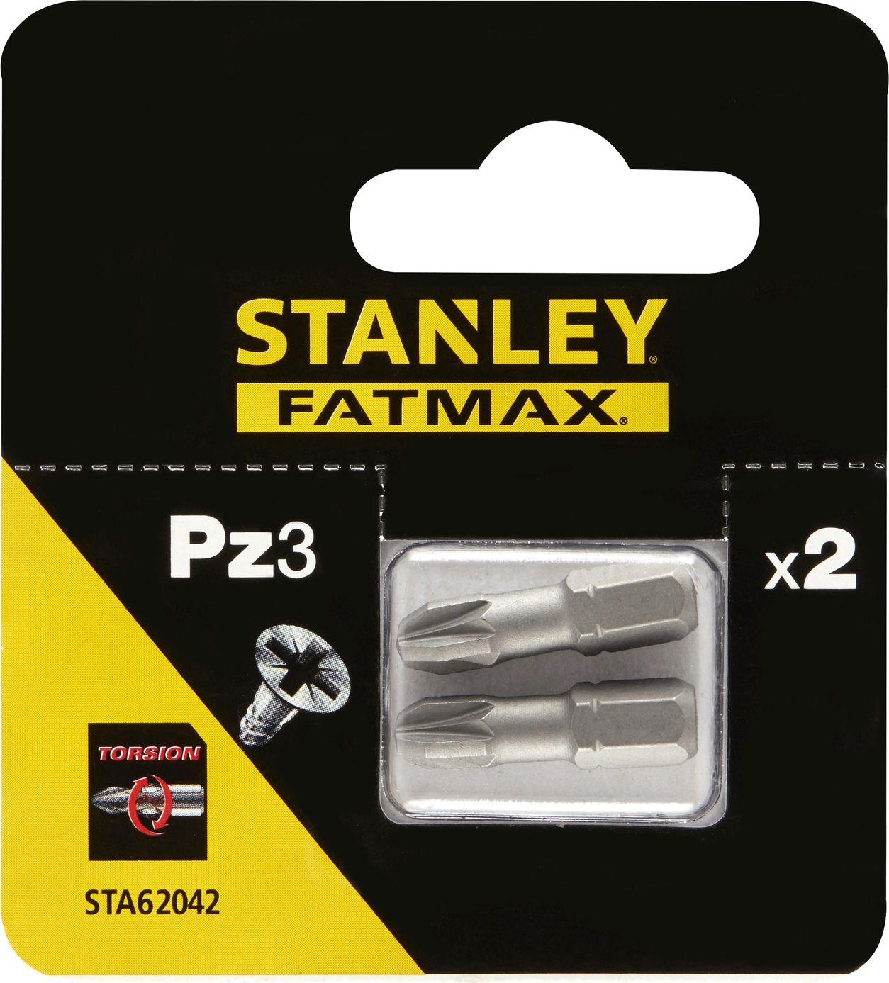 STANLEY KOŃCÓWKA PZ3 x 25mm /2vnt..