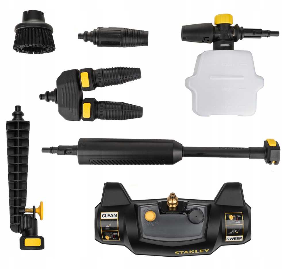 Stanley Aukšto slėgio plovimo mašina 2700 W, 160 barų, 850 l/h, dviguba vandens valymo mašina