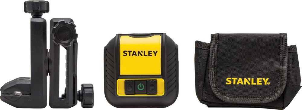 Kryžminis lazerinis nivelyras Stanley Cubix; žalias