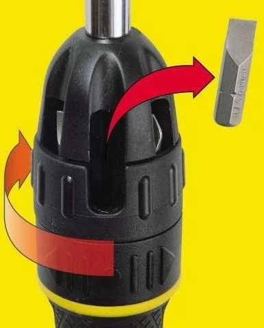 Stanley Multibit atsuktuvas su antgaliais