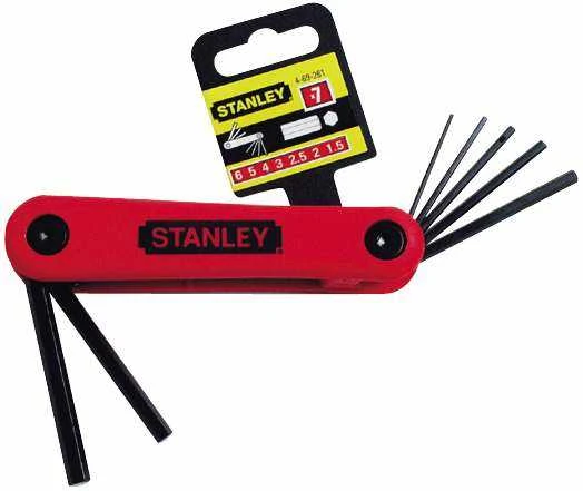 STANLEY KLUCZE IMBUSOWE SKŁADANE 7szt. /1.5-6mm/