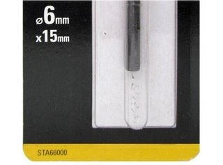 Stanley Frez Tiesus grąžtas - rankena, skerspjūvis 8 mm, skerspjūvis 6x15 mm