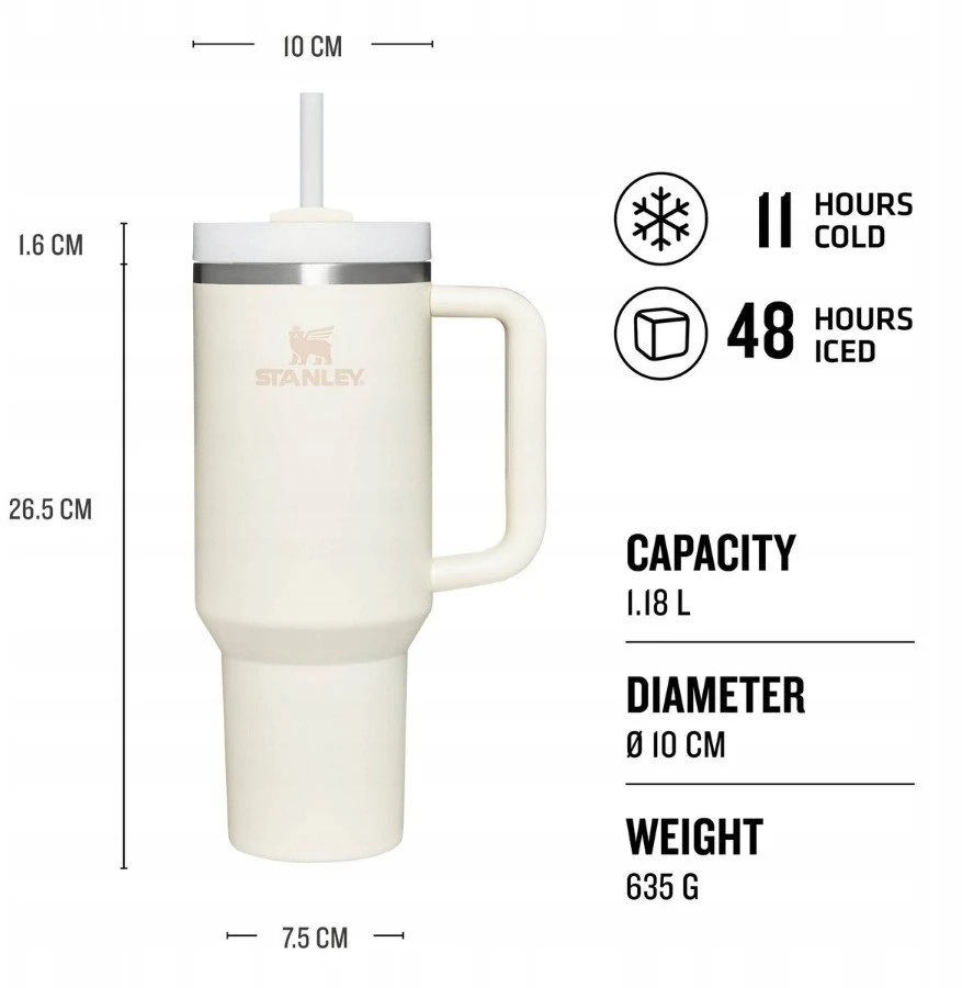 Gertuvė Stanley Quencher H2.O FlowState Tumbler 1.18L - Twilight spalvos