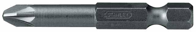 Antgalių rinkinys Stanley 1/4", Pz2x70mm, 10 vnt
