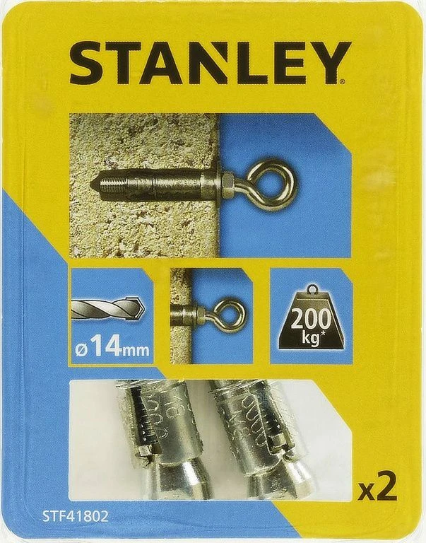 STANLEY SEGMENTINIS ANKERIS. ATVIRAS KABLYS 14x50mm 2vnt. %%%