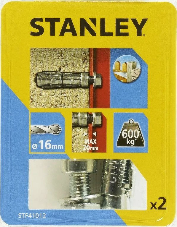 Stanley SEGMENTŲ INKRAVIMO STOTIS SU VARŽTU 16x60mm, 2 vnt.