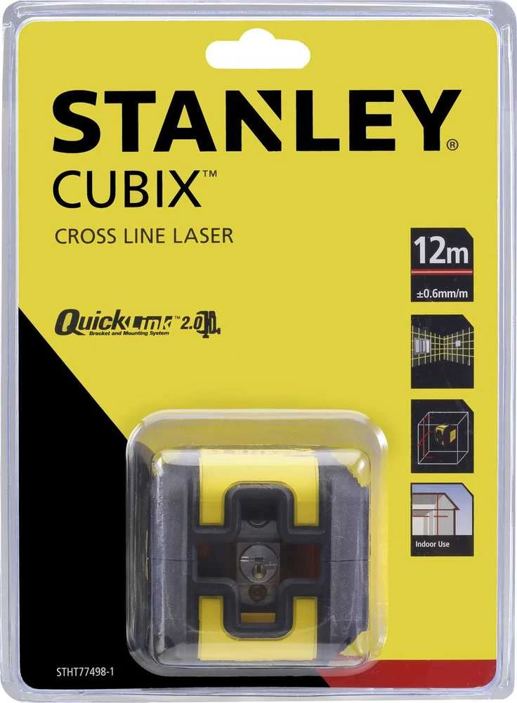 STANLEY lazerinis nivelyras Cubix, raudonas spindulys