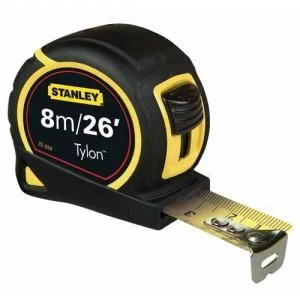 Stanley Tylon ruletė su plastikiniu korpusu, 8 m – 26 pėd. / 25 mm [k]