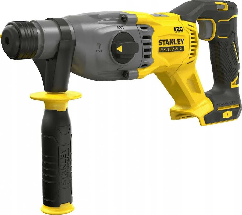 Stanley V20 perforatorius su šonine rankena