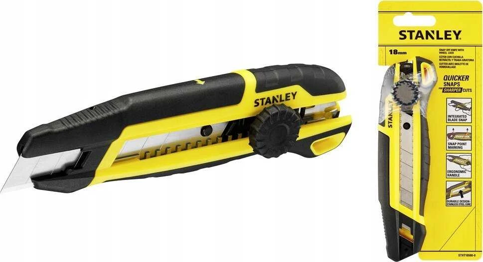 STANLEY PEILIS 18mm SU NULAUŽIAMŲ GELEŽČIŲ SISTEMA, FIKSAVIMO RATUKAS………….