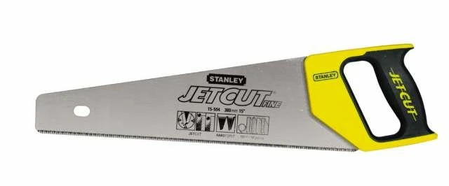 Rankinis pjūklas Stanley Dynagrip Jet-Cut; 380 mm medienai