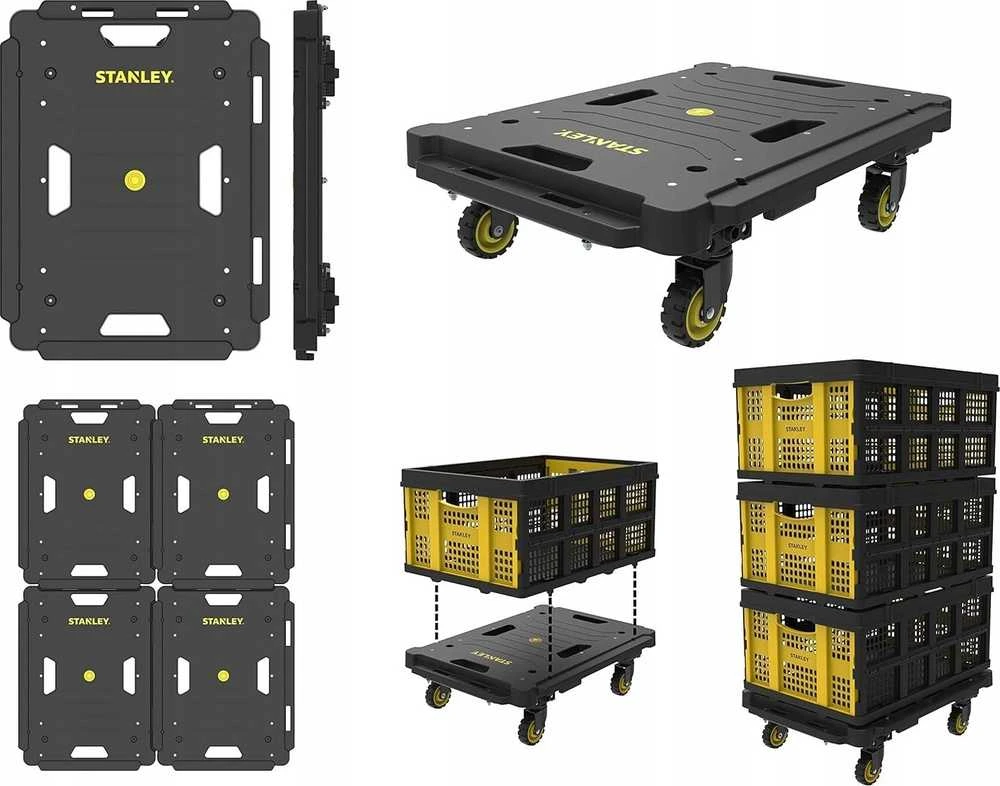 Stanley plastikinis platforminis vežimėlis 137 kg (SXWT-PC531-SP)