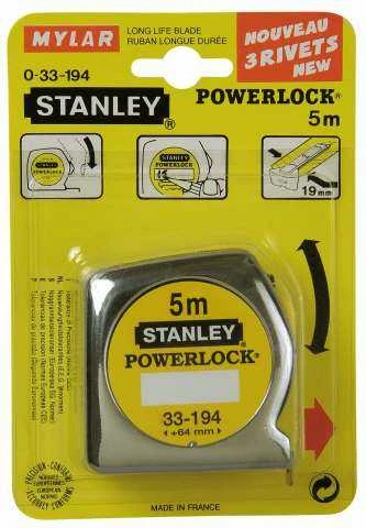 Ruletė Stanley 33-442, 10 m, 25 mm