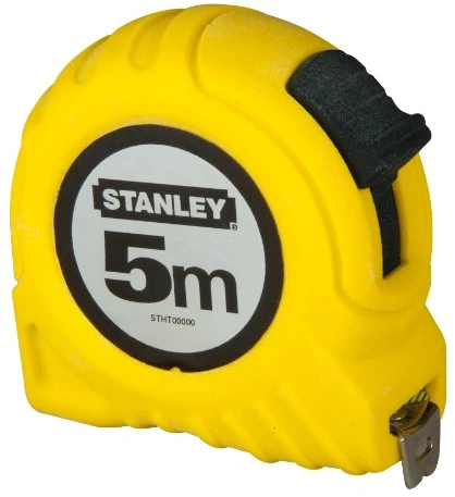 STANLEY MIARA ZWIJANA 5m PLASTIKOWY KORPUS, KARTA