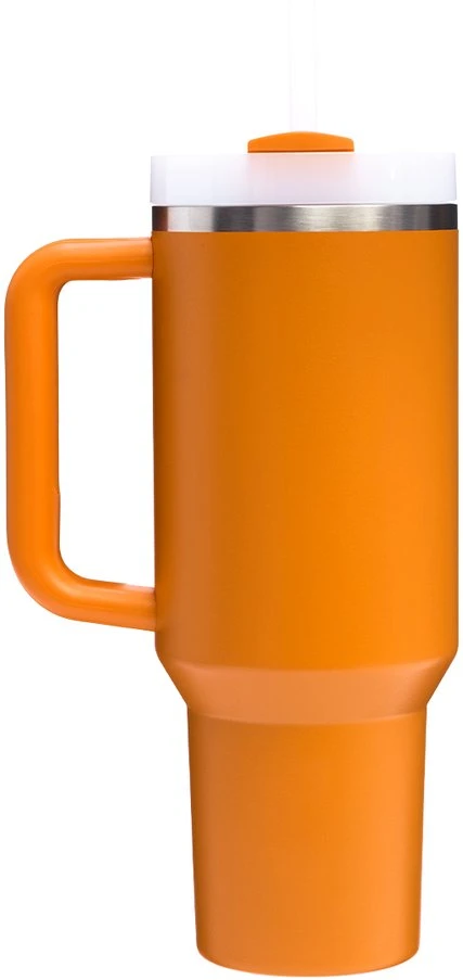 Gertuvė Stanley Quencher H2.O FlowState Tumbler 1.18 L - oranžinio koralo spalvos