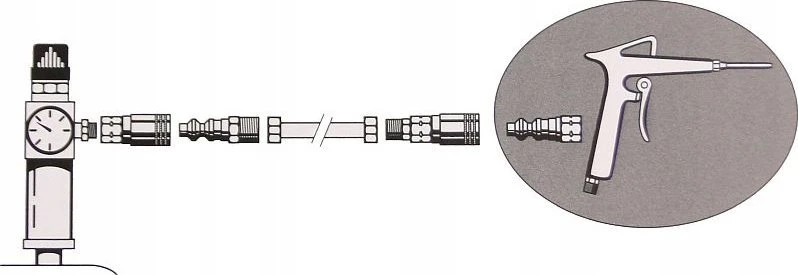 Oro pistoletas Stanley 170026XSTN, ilgas
