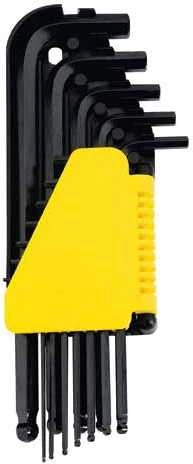 STANLEY KLUCZE IMBUSOWE 9 vnt. Z KULKĄ 1,5 - 10mm