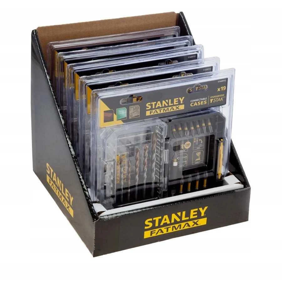 Stanley 19 dalių rinkinys mūro gręžimui ir smūginiam gręžimui